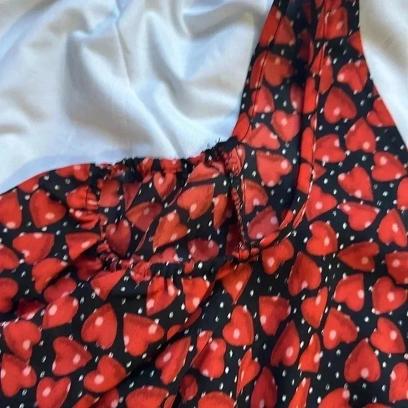 Disney Alice Wonderland Dress Through Looking Glass Red Hearts Colleen Atwood SM - Picture 3 of 7